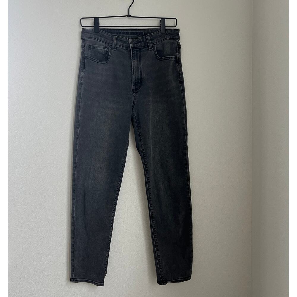 American Eagle Gray Mid-Rise Skinny Jeans 6